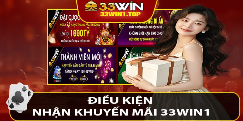 Lưu Ý Các Điều Kiện Nhận Khuyến Mãi 33win1